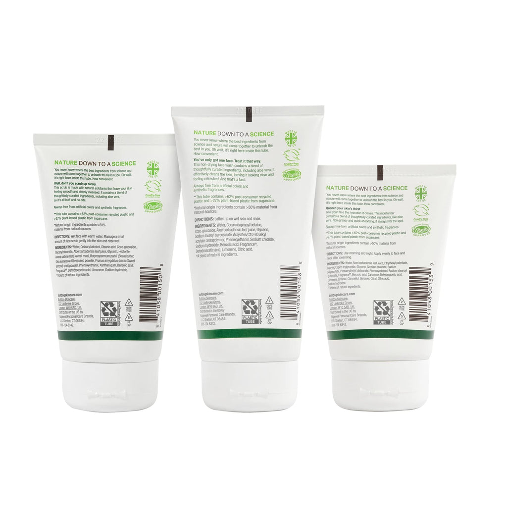 Bulldog original face scrub tube 125 milliliters product shot