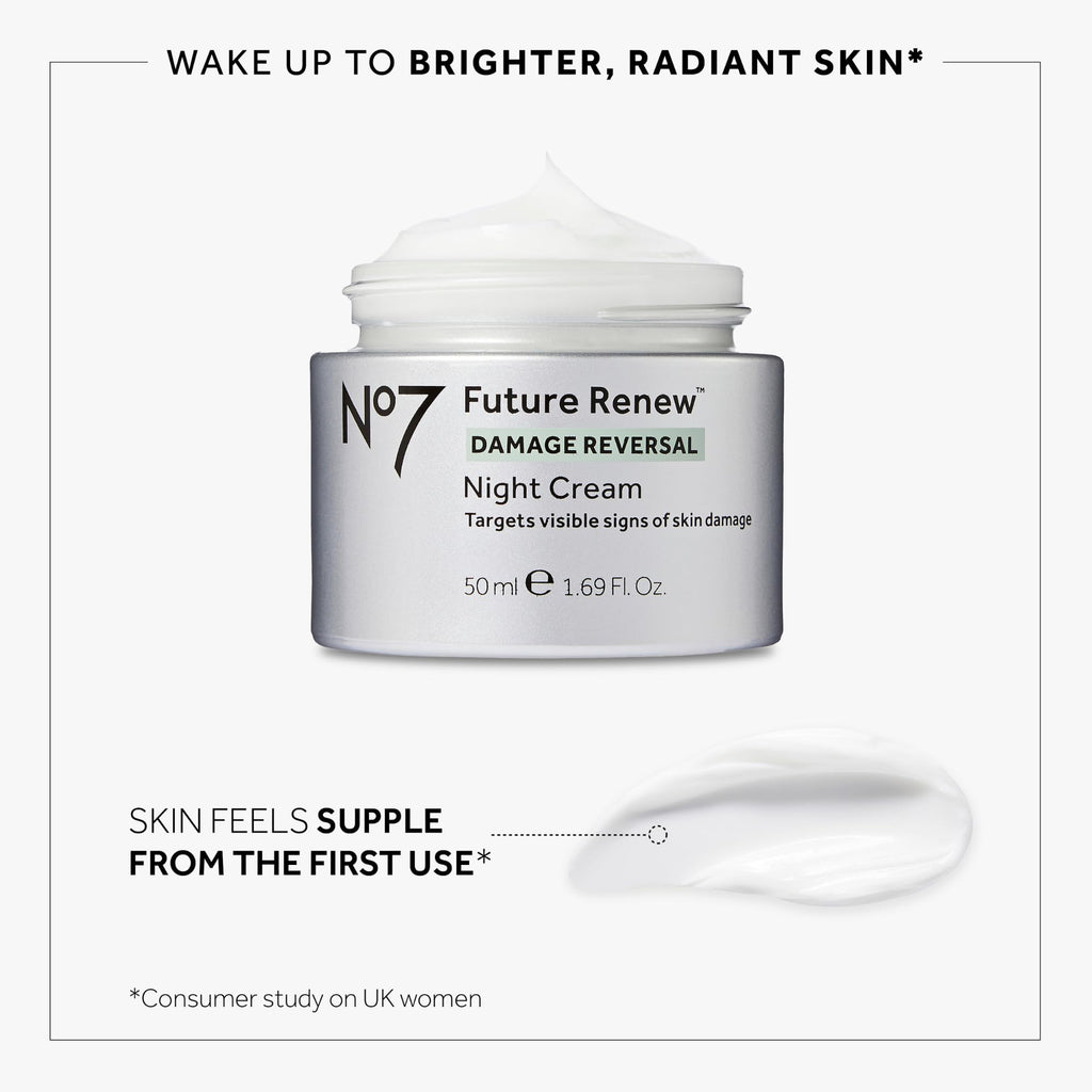 No7 skincare set boxes arranged together showing full collection