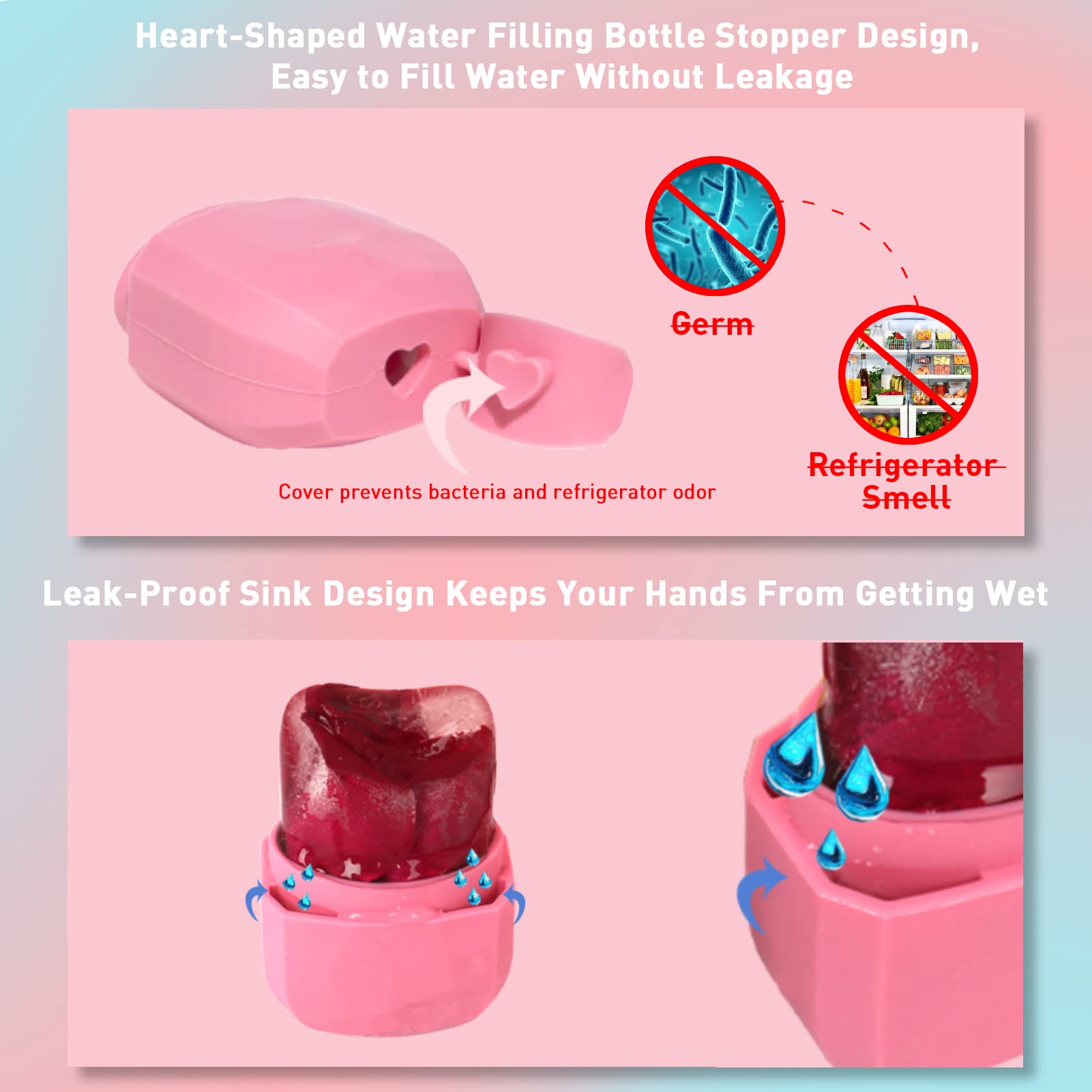 Close up of food grade silicone ice roller package showing beautiful rustic design