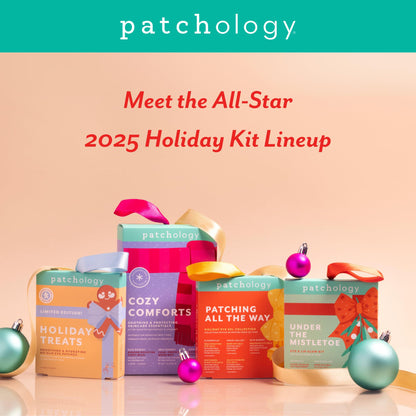 Unboxing experience of the Patchology 5 pair sampler skincare stocking stuffer kit