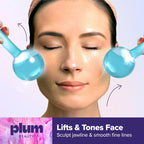 Plum Beauty glass massage tools spherical bulb