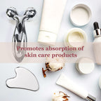 Demonstration of Lanfixilly gua sha tool along the jawline