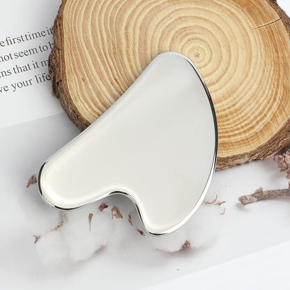 Lanfixilly cooling metal face roller and gua sha tool set for reducing under eye puffiness