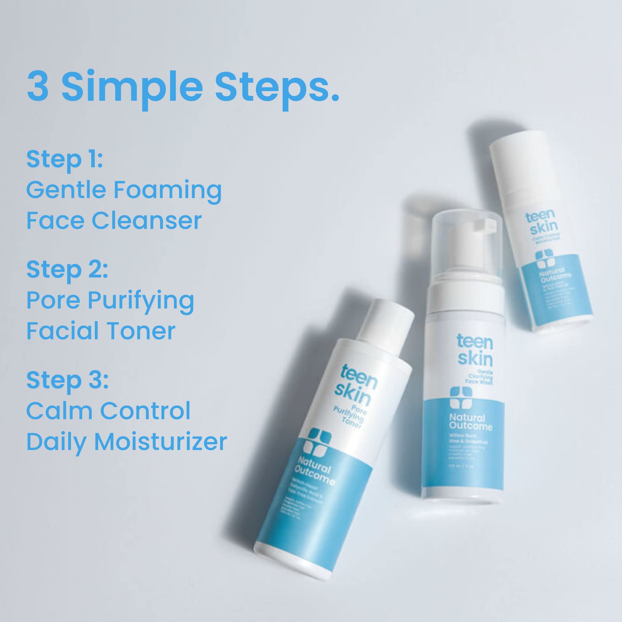 Natural Outcome Teen Skin Pore Purifying Toner with witch hazel for blemish control.