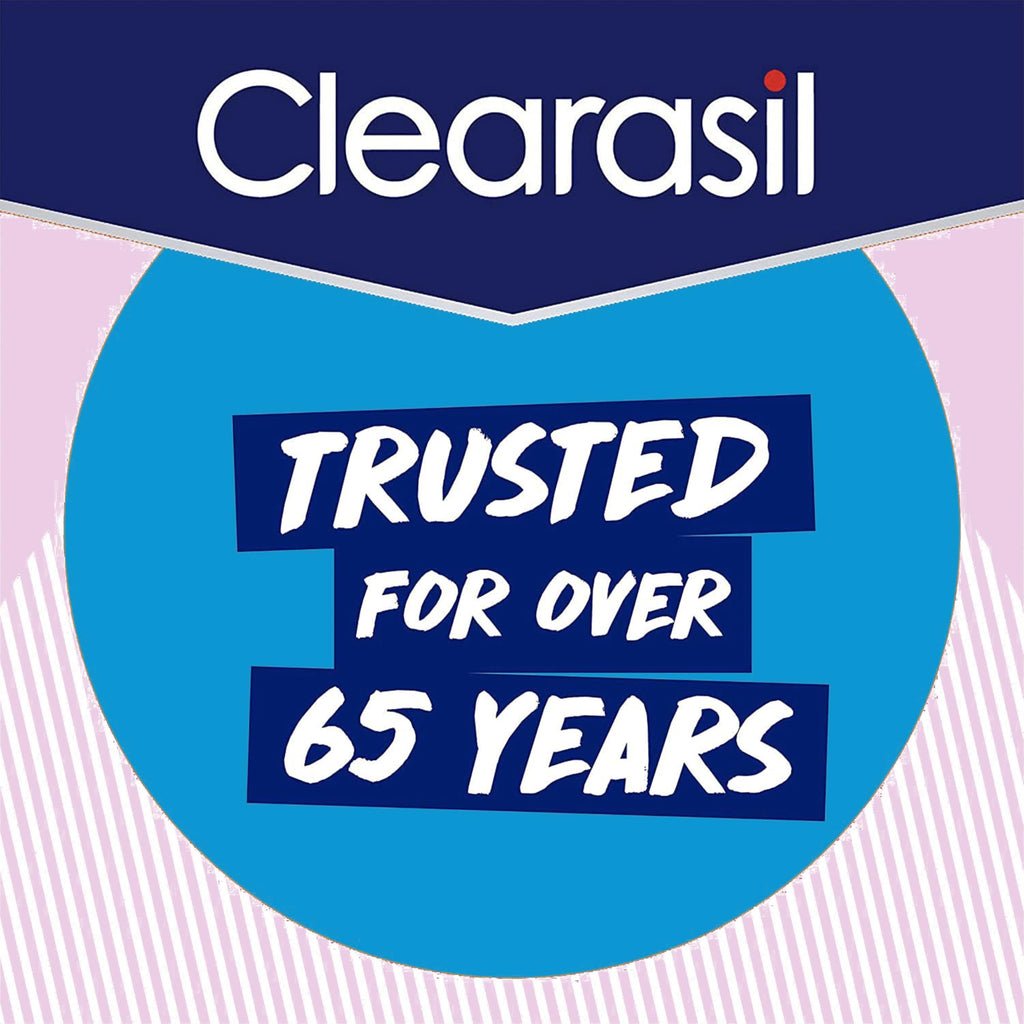Clearasil day and night patches close up on skin