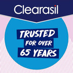 Clearasil day and night patches close up on skin