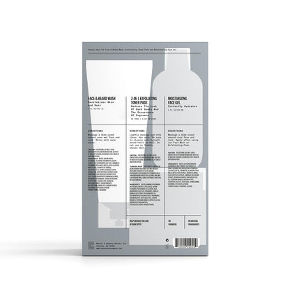 Bevel glycolic acid exfoliating toner pads container for razor bumps