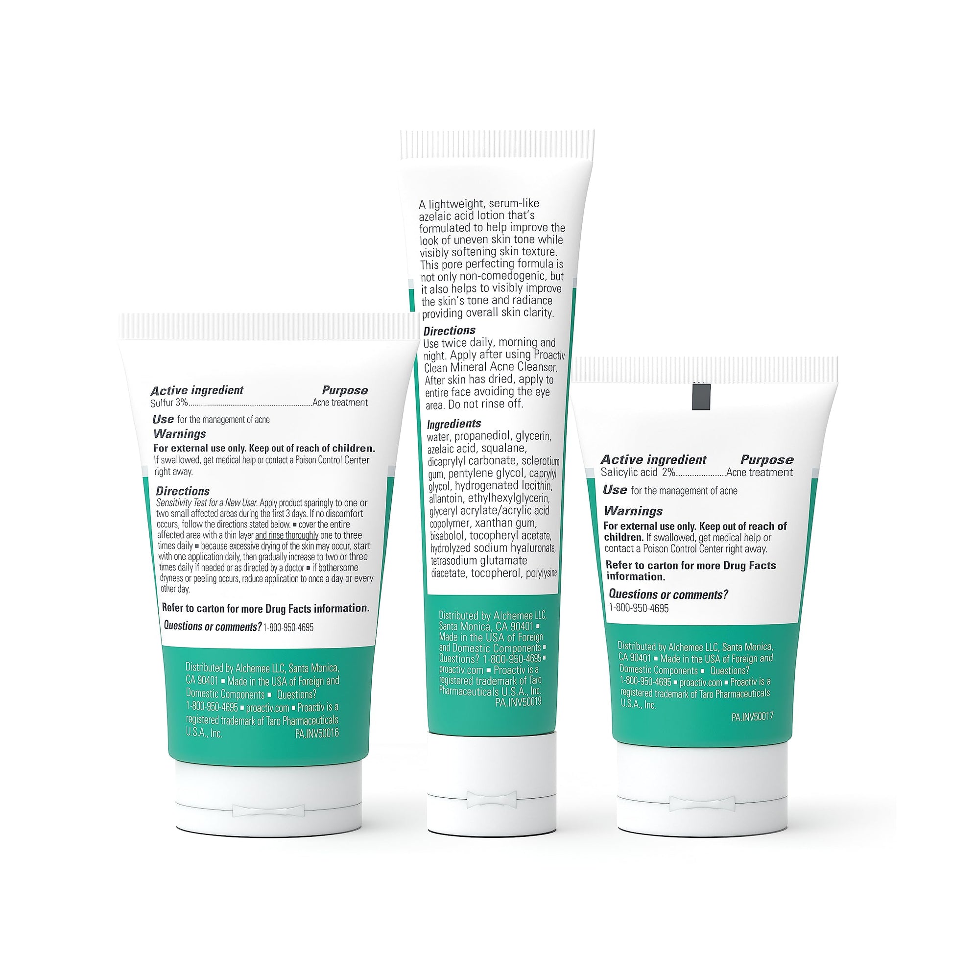 Proactiv Mineral Acne Cleanser bottle containing sulfur acne treatment for sensitive skin types