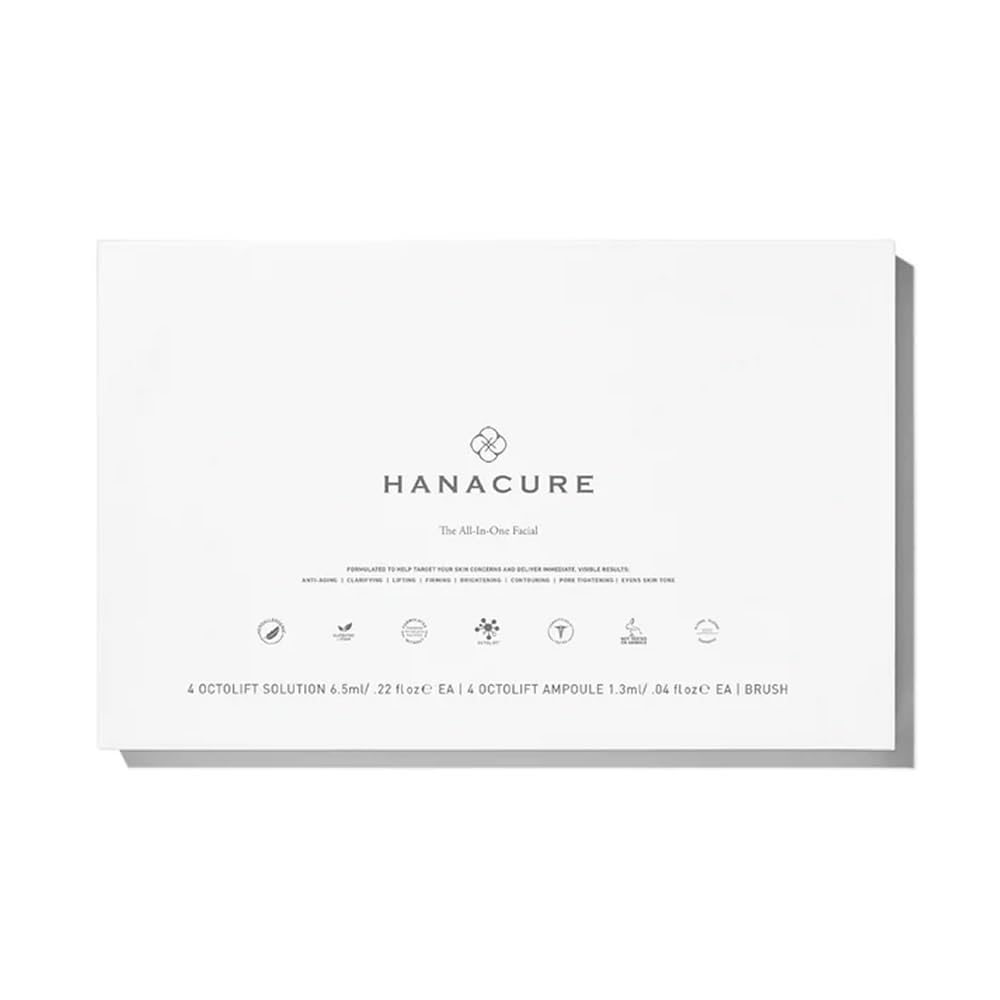 Premium USA imported Hanacure skin tightening treatment kit displaying full contents