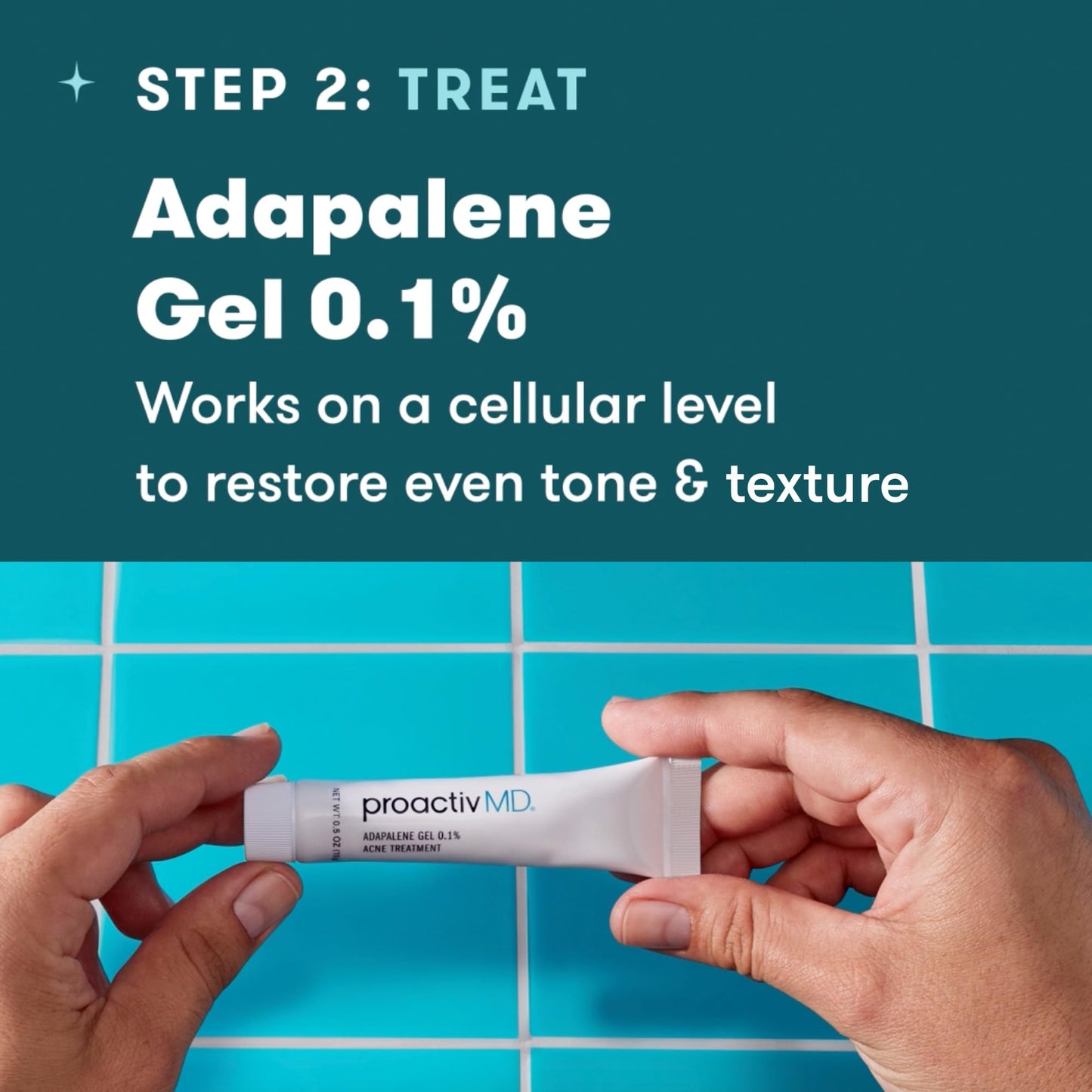 Dermatologist-developed Proactiv MD retinoid acne clearing kit contents