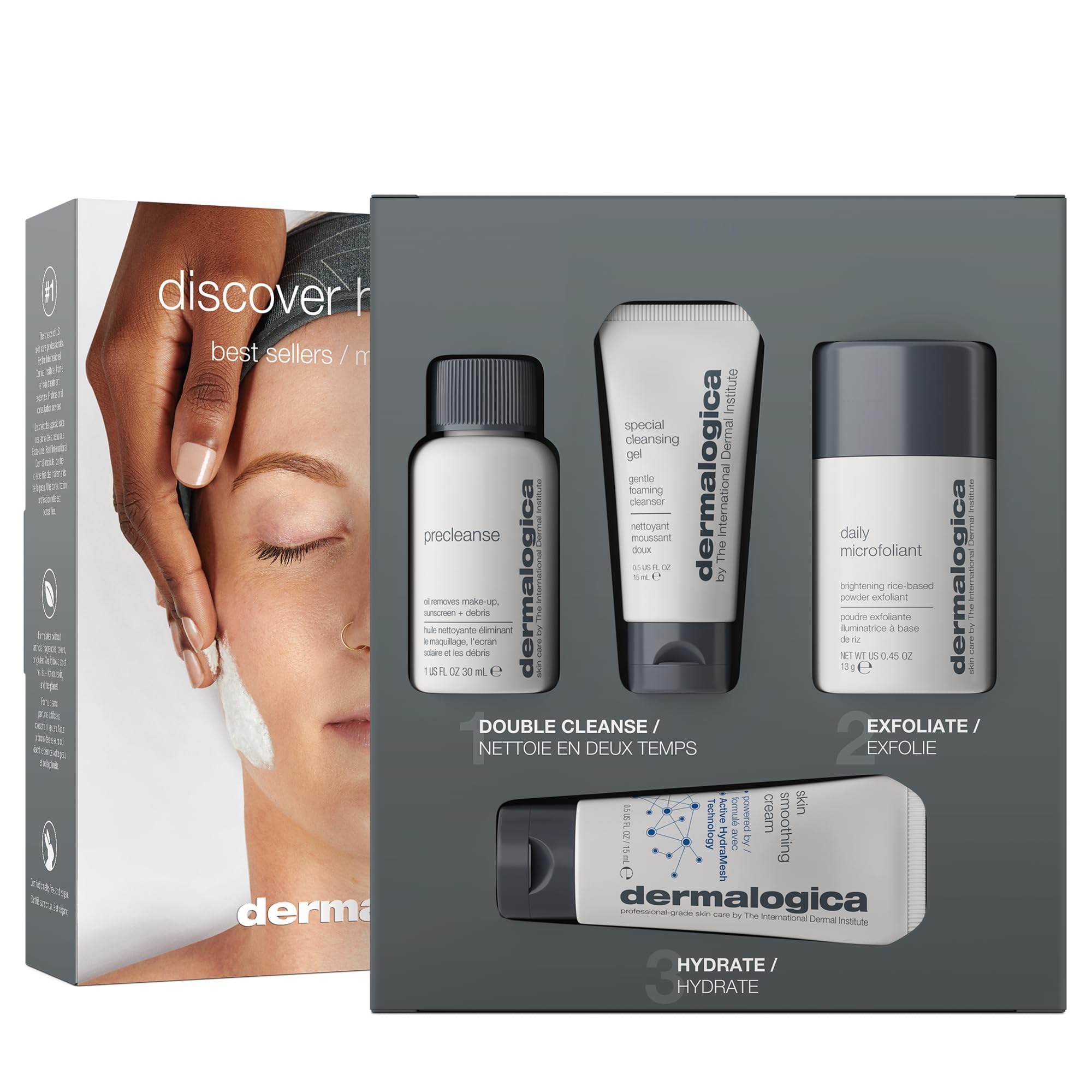 Dermalogica Precleanse oil cleanser bottle for removing makeup and impurities
