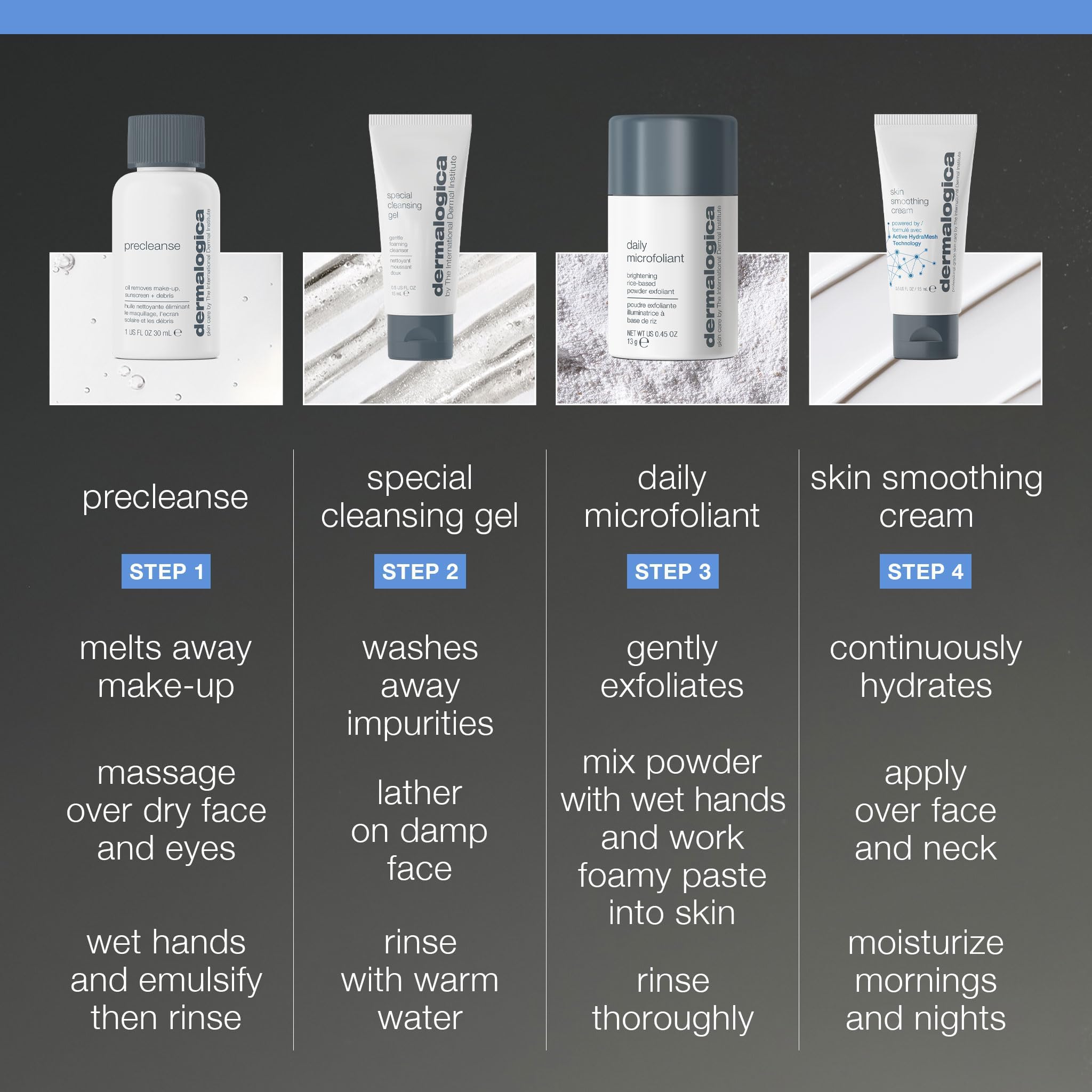 Dermalogica Daily Microfoliant rice-based exfoliating powder bottle