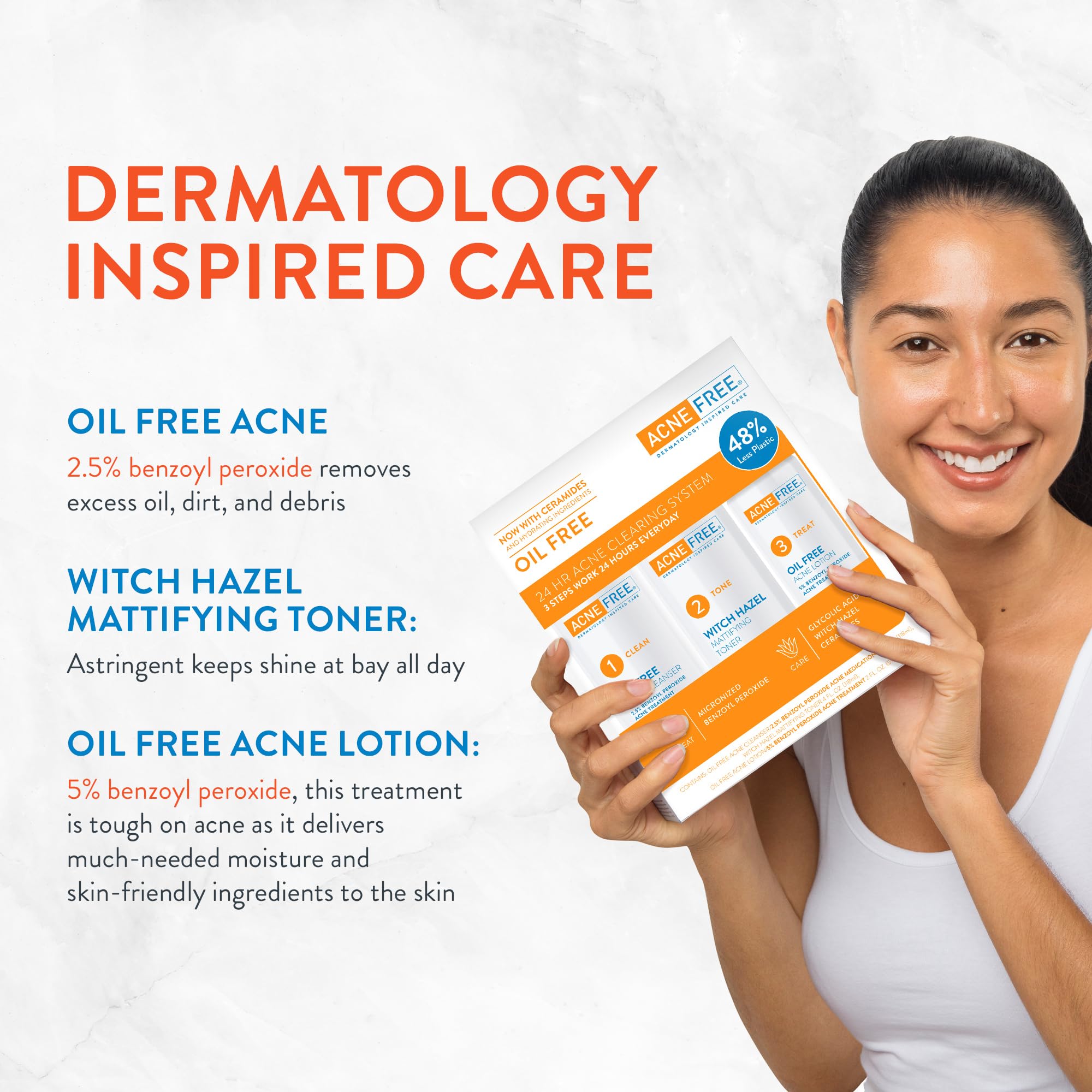 AcneFree witch hazel toner bottle for skin rebalancing