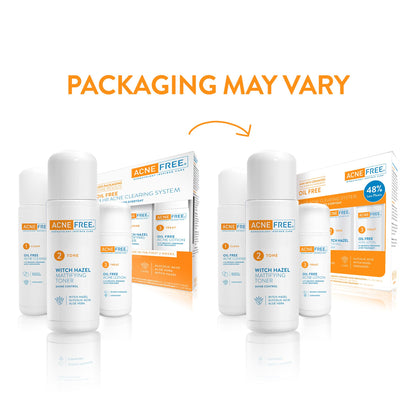 Authentic AcneFree imported skincare kit for acne prone skin