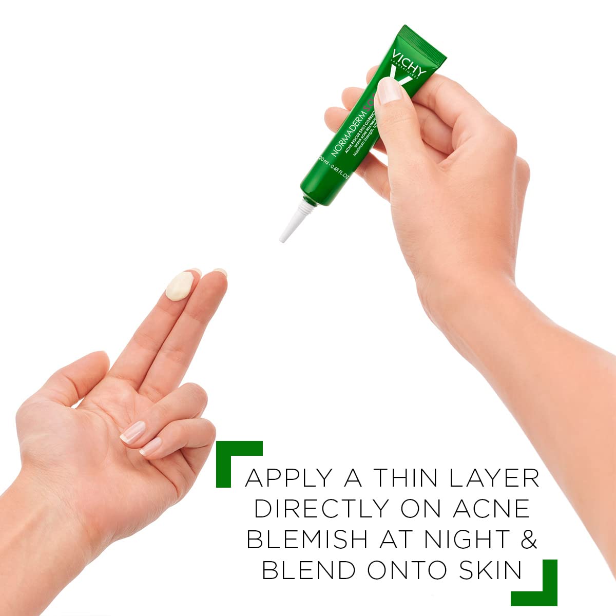 Vichy 10 percent sulfur spot corrector packaging details back view