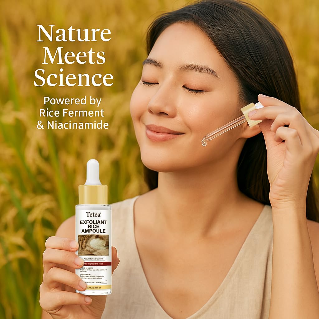 White Rice Facial Serum bottle showing the lightweight hydrating formula texture