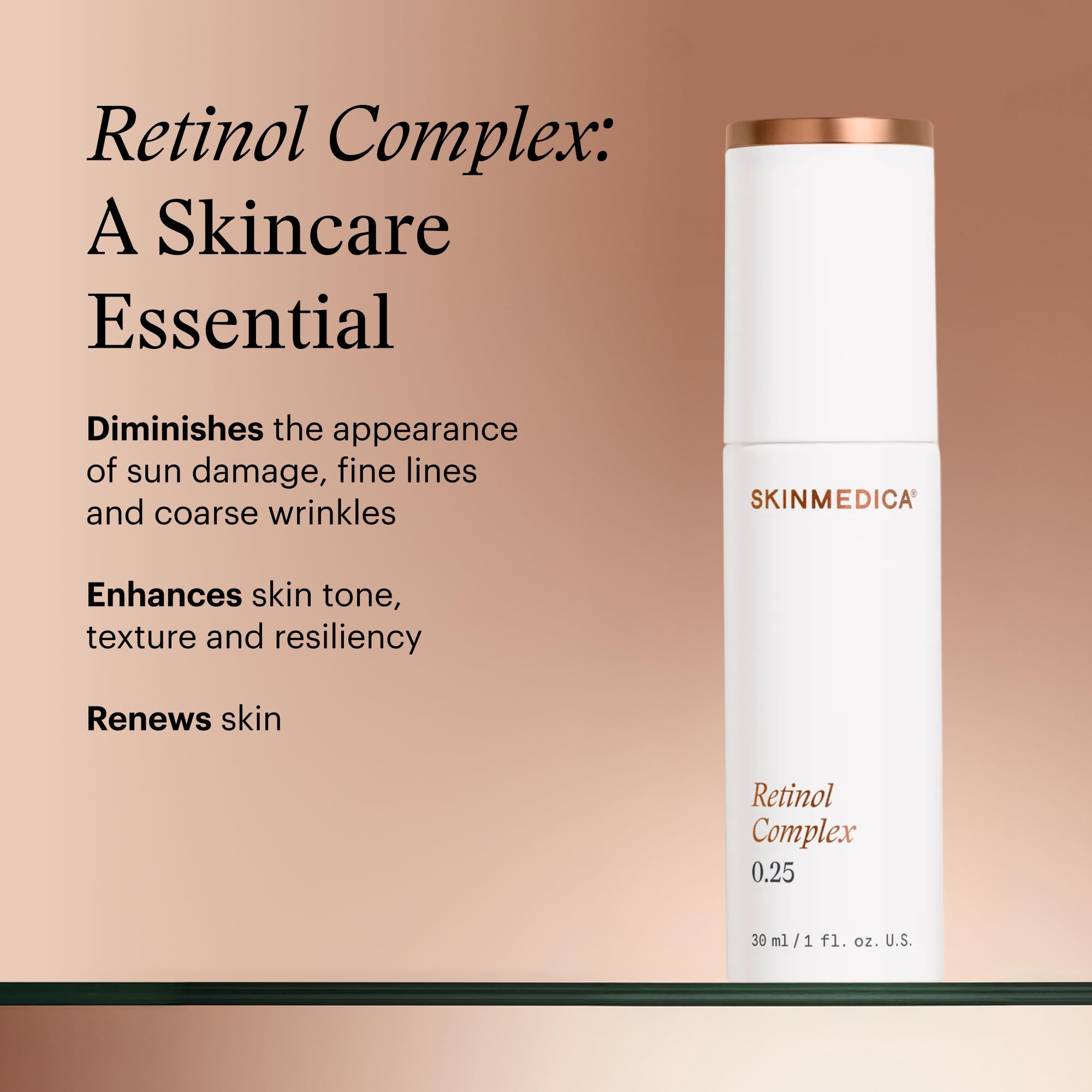 Texture shot of the lightweight advanced retinol cream on a clean surface