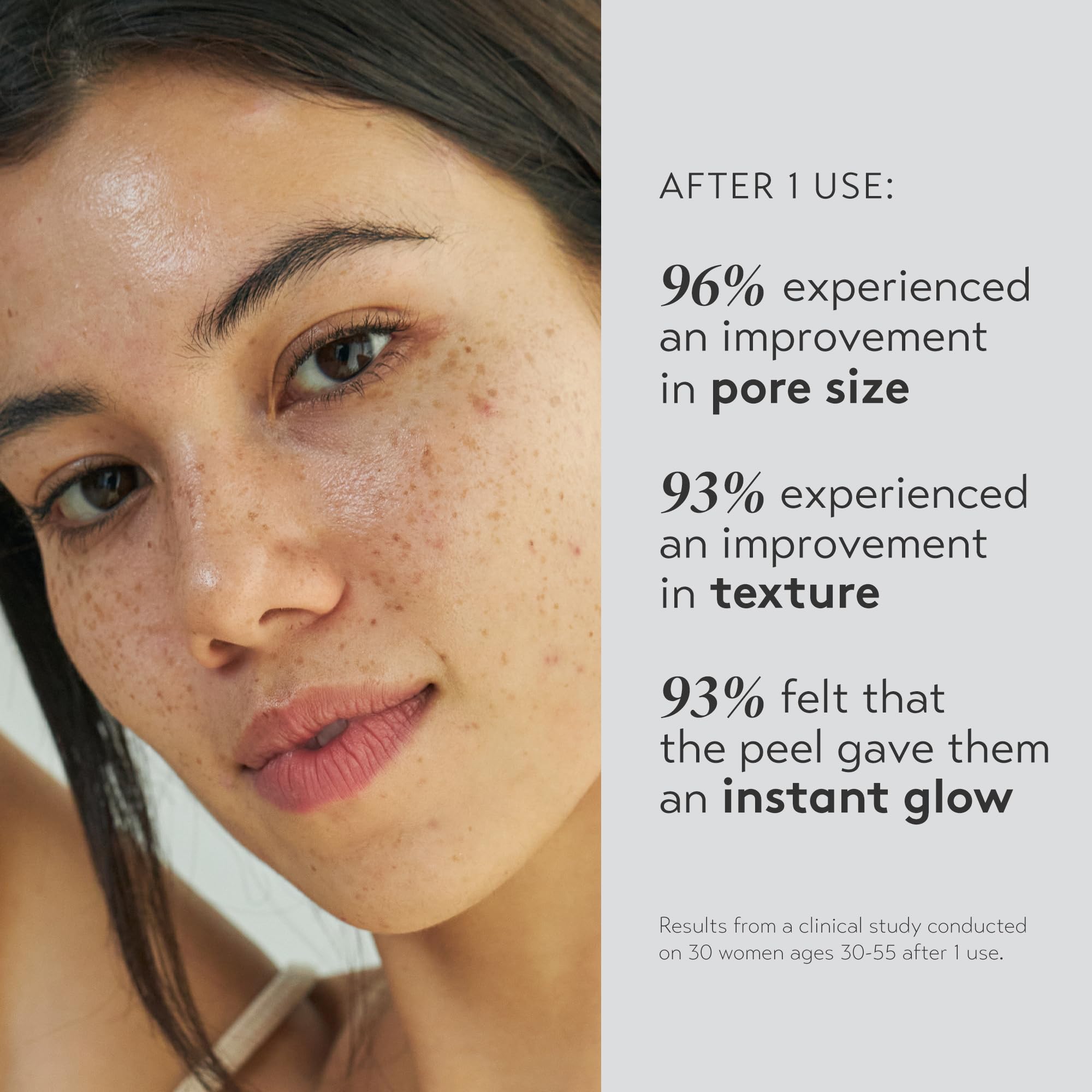 Shani Darden chemical peel solution bottle and neutralizing mask jar displayed side by side.