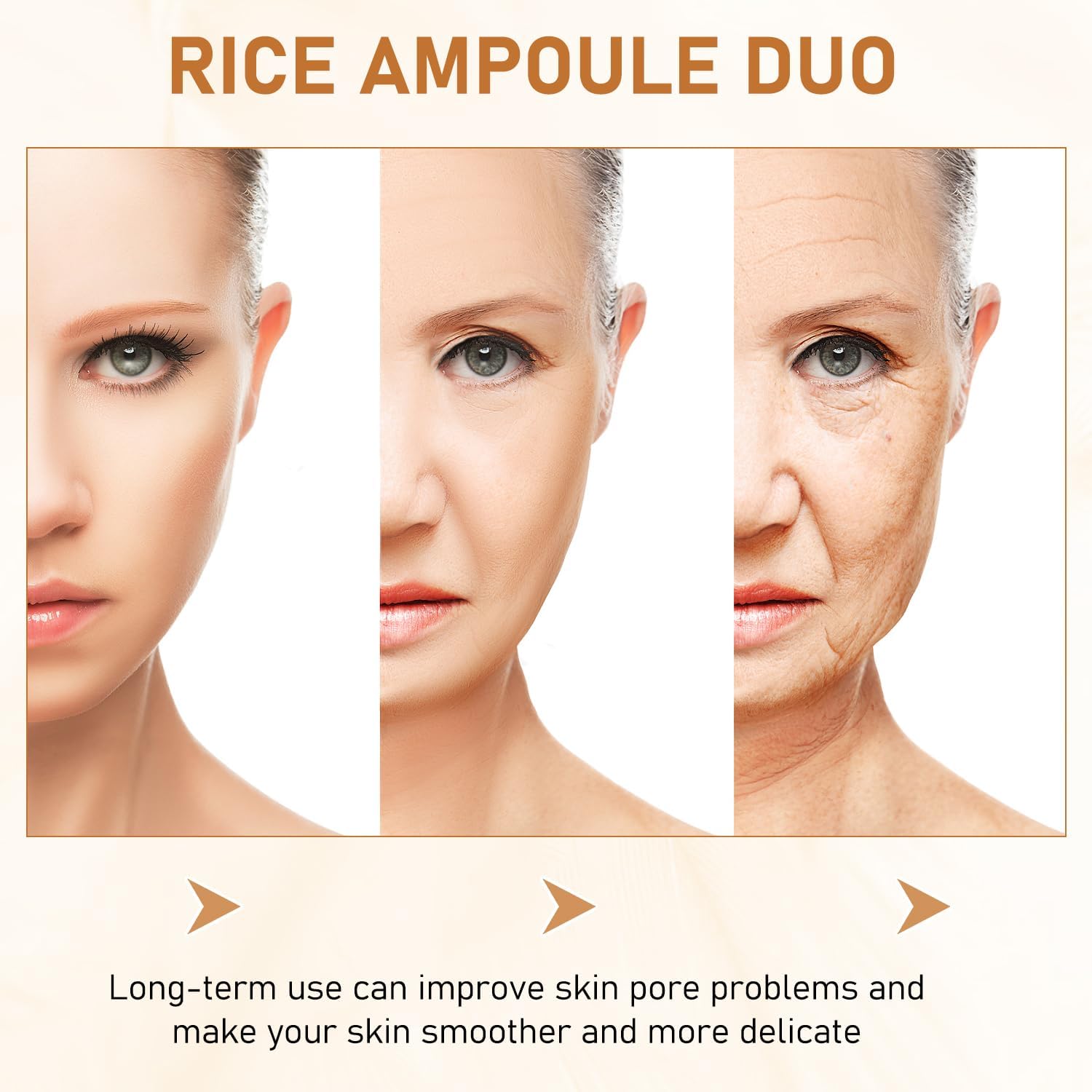 Texture closeup of Vincofoo niacinamide and rice bran water serum