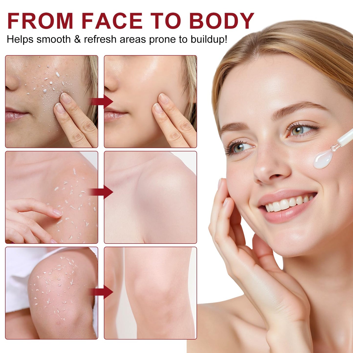ADSBJUX gentle gommage peeling serum for all skin types