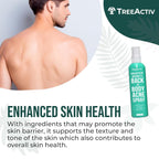 TreeActiv salicylic acid body spray bottle lifestyle shot