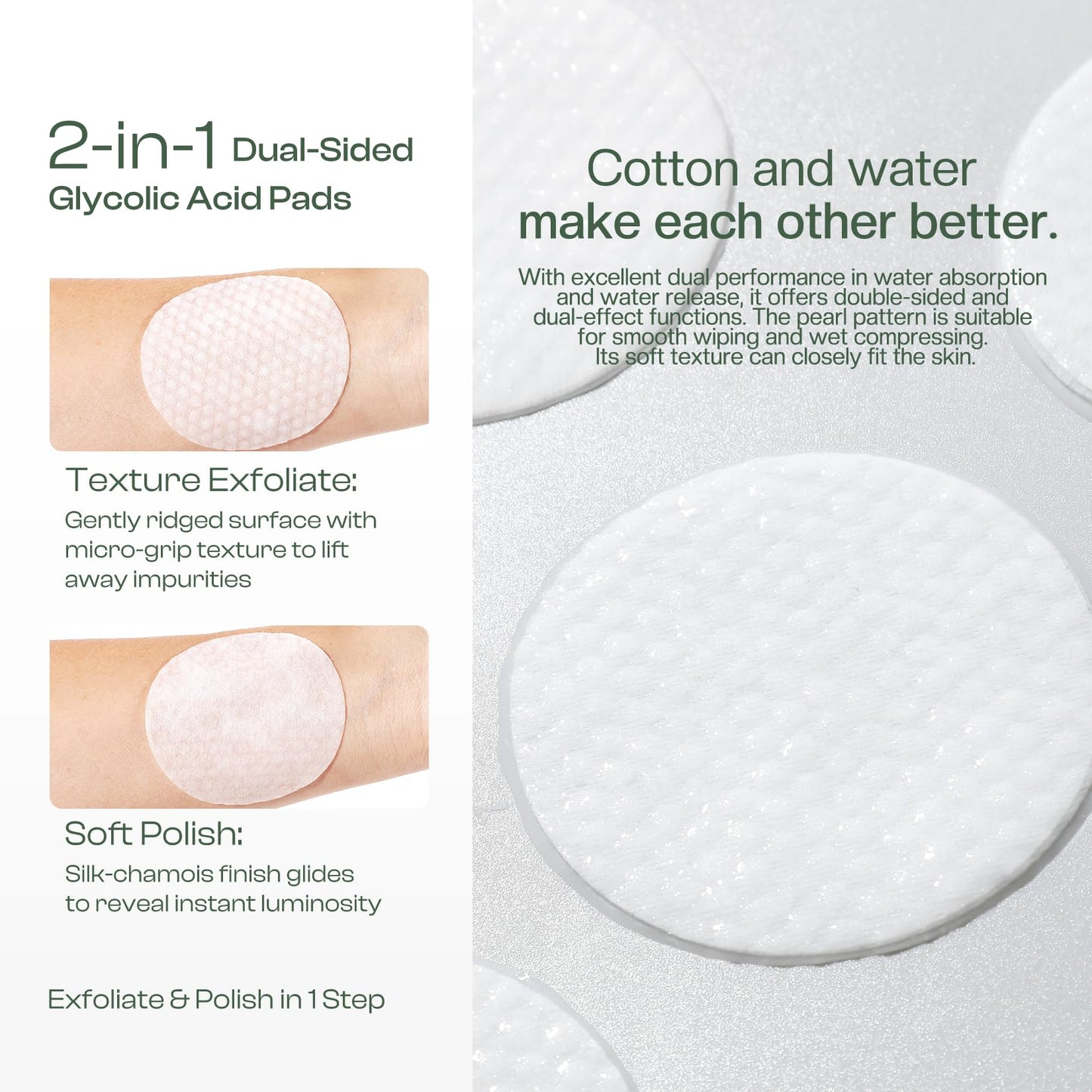 Jtopyrt skincare exfoliating peel pads container with USA imported product specifications label visible.