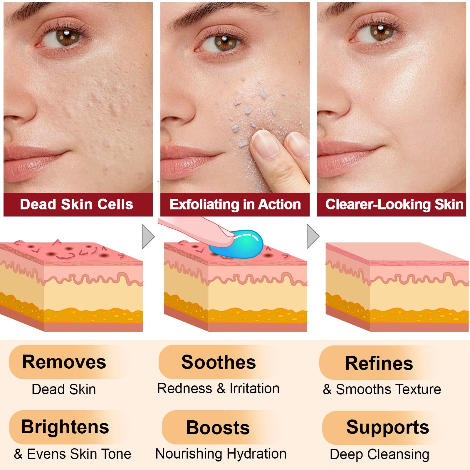 OEDPMFYL white rice hydrating and resurfacing ampoule dropper style bottle