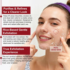Lifestyle shot of dual rice ampoules for face and body