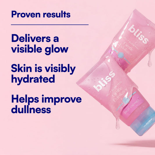 Bliss peeling gel texture with plant based fruit enzymes