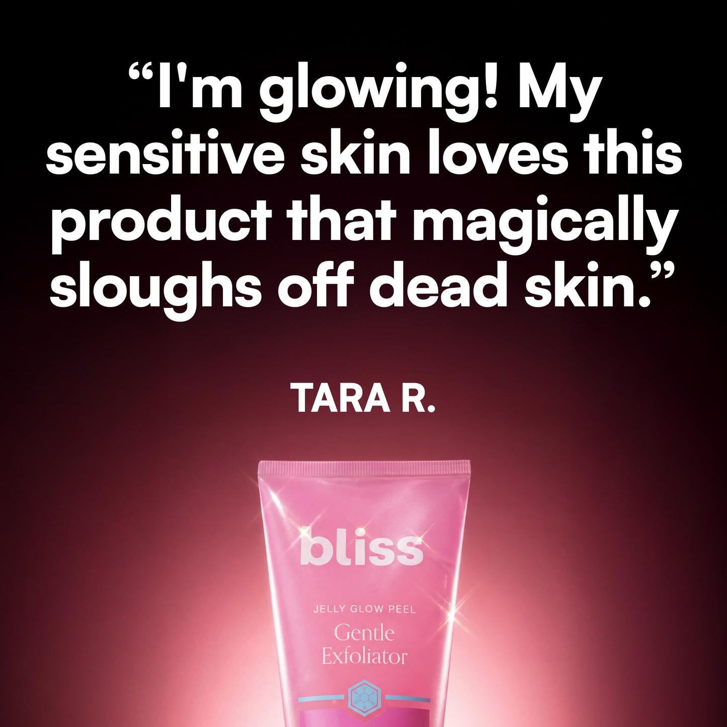 Bliss non abrasive peeling gel showing fiber technology mechanism