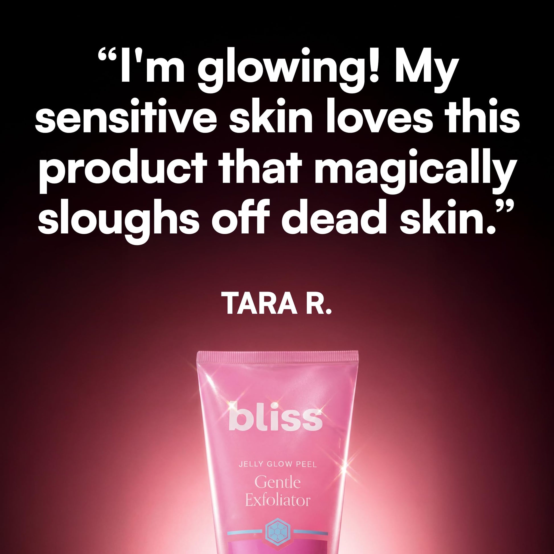 Bliss non abrasive peeling gel showing fiber technology mechanism