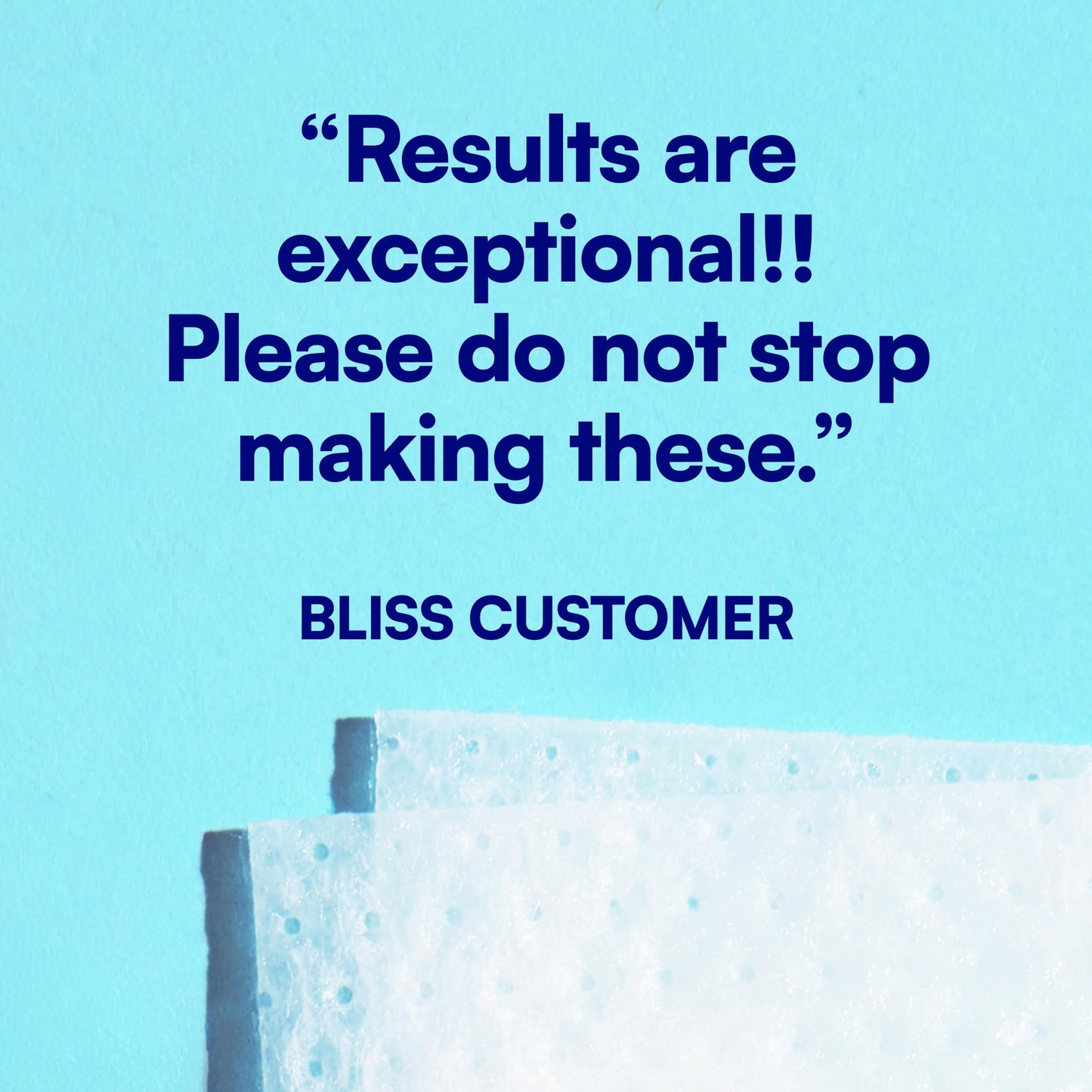 Bliss fragrance free alpha hydroxy acid resurfacing pads multi pack side view