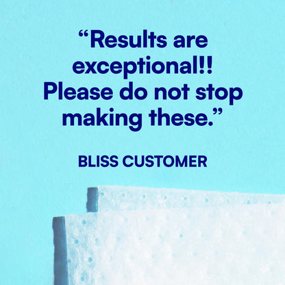 Bliss fragrance free alpha hydroxy acid resurfacing pads multi pack side view