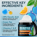 Nuvadermis exfoliating facial wipes packaging and label details