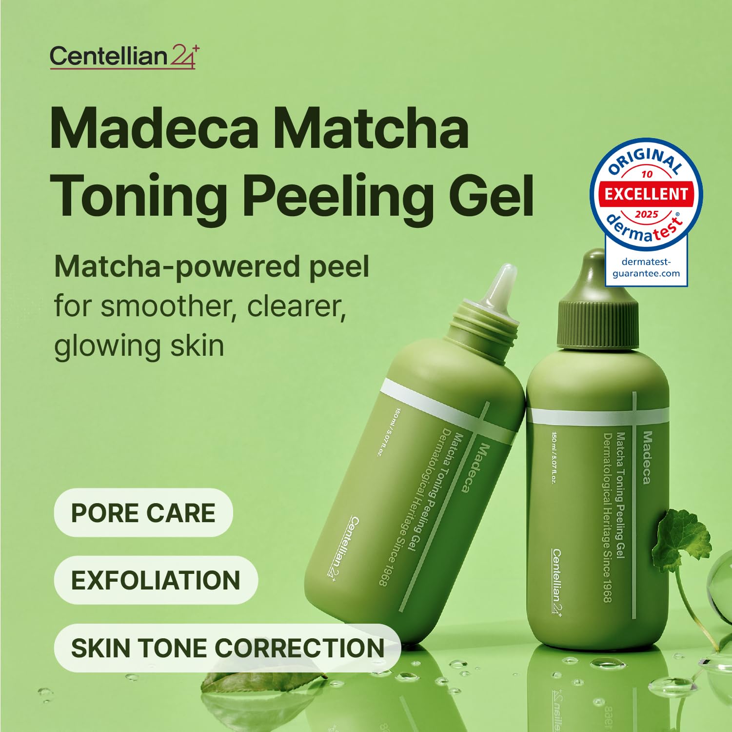Centellian 24 Korean peeling gel bottle showing the text and volume details