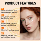 Qixfyze Orange Enzyme Exfoliating Gel application on skin
