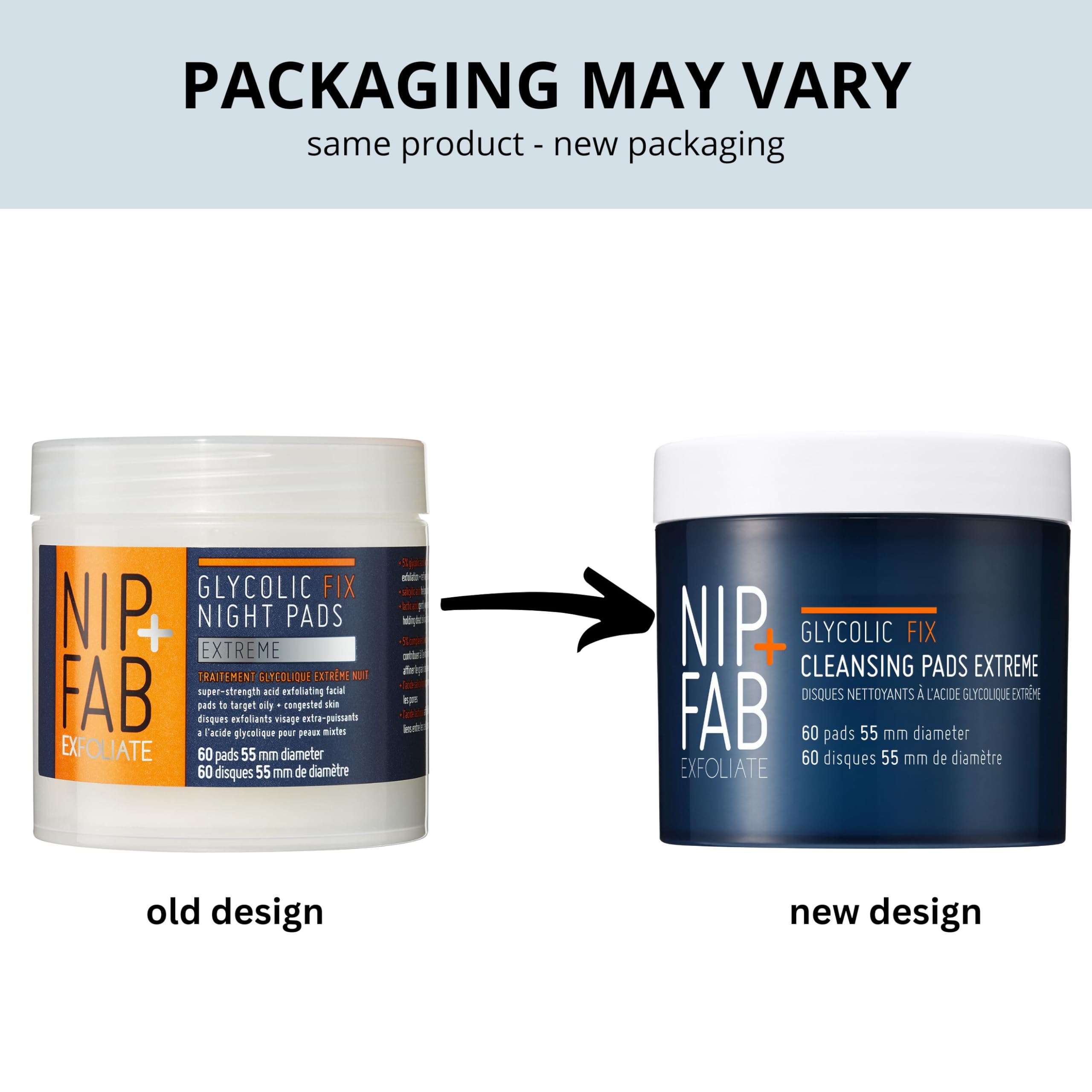 Nip + Fab Glycolic Fix Extreme five percent glycolic acid resurfacing pads for oily skin