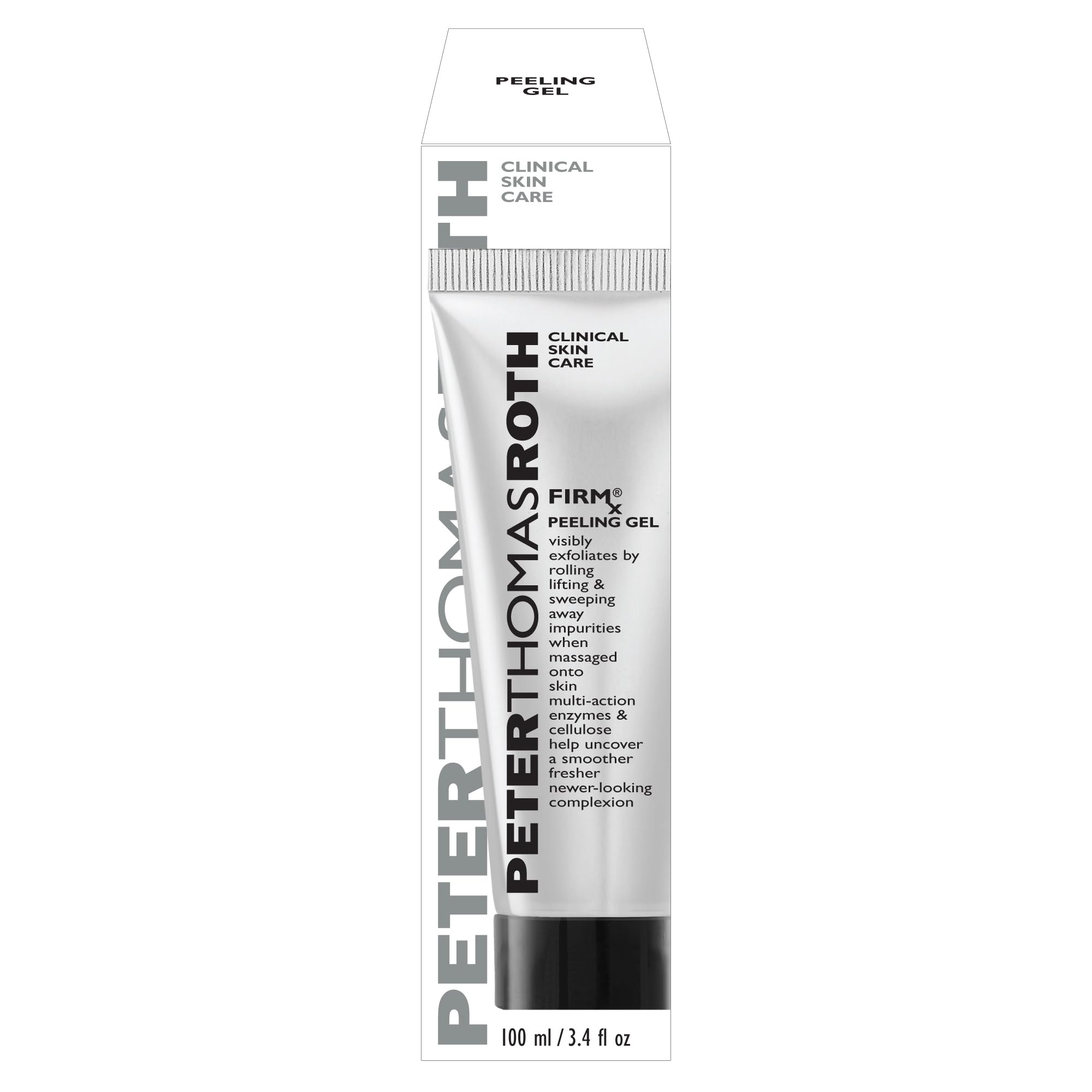 Peter Thomas Roth enzyme peeling gel exfoliant for dry skin texture.