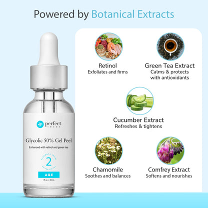 Perfect Image Glycolic 50 Percent chemical peel liquid gel texture close up