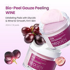 Neogenlab Dermalogy Bio Peel Gauze Peeling Pads Wine jar open showing texture