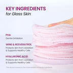 Neogenlab Dermalogy Bio Peel Gauze Peeling Pads Wine side profile label