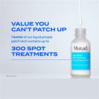 Side profile of Murad blemish control treatment fluid ounce bottle