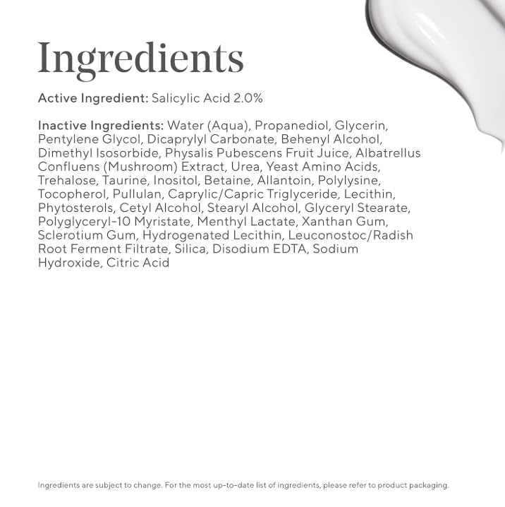 Back label of Murad acne treatment highlighting directions and safety
