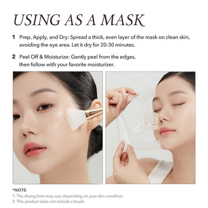 Deep cleansing Korean facial peel mask for minimizing pores