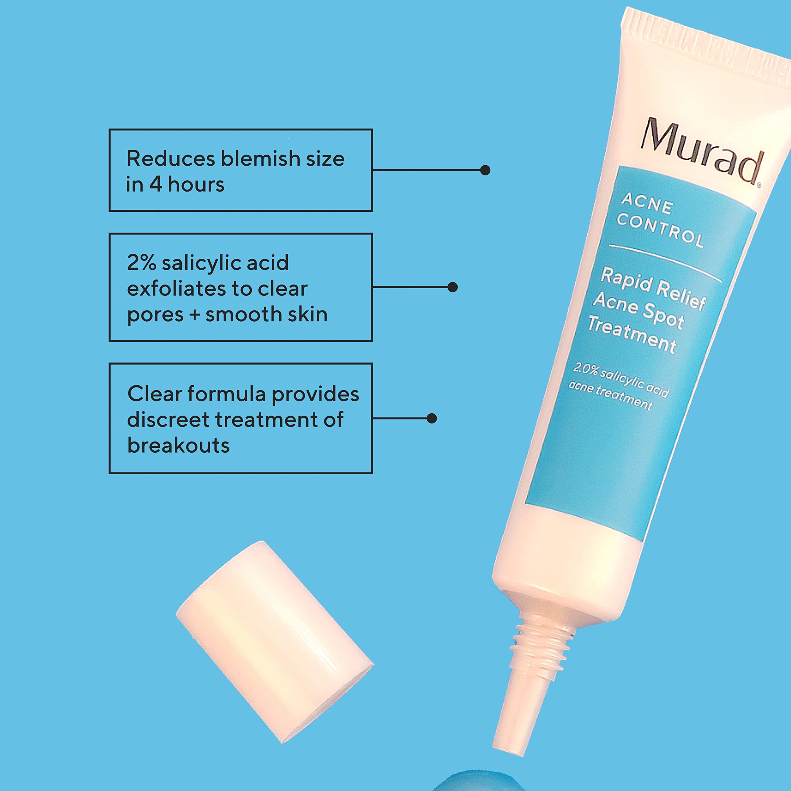 Murad maximum strength salicylic acid clear gel spot treatment packaging details