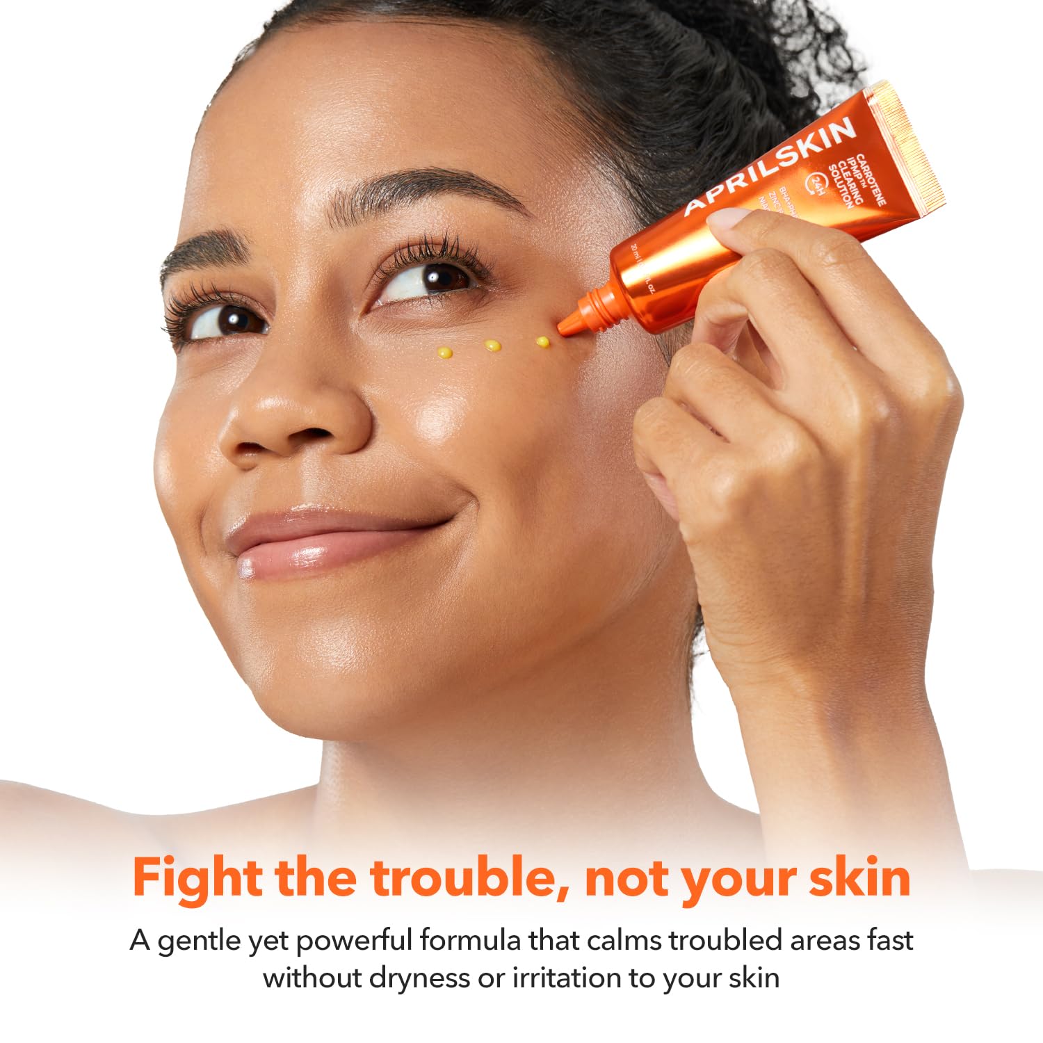 APRILSKIN Carrotene IPMP solution formula with Niacinamide and Zinc Oxide