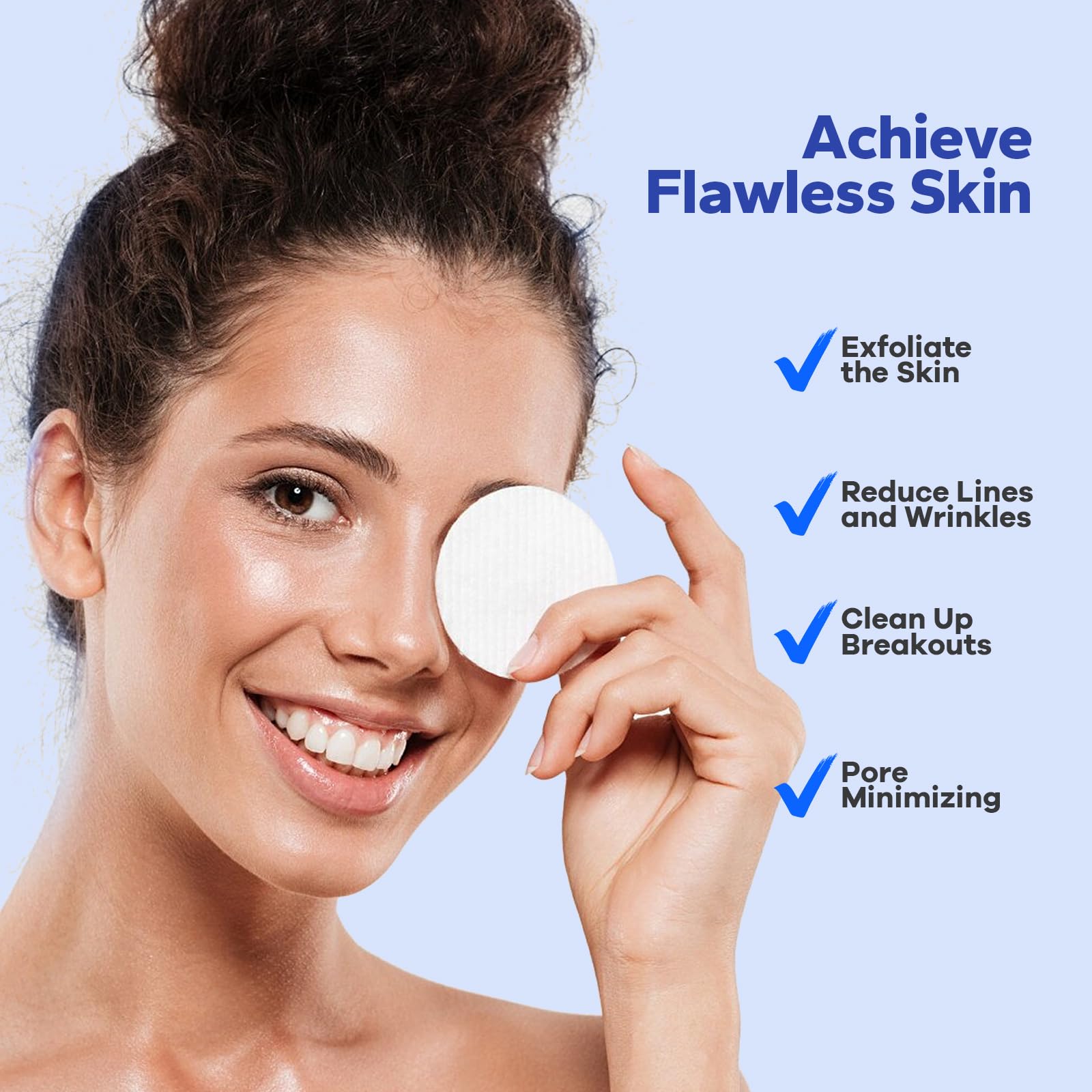 SilkyShark 10 percent glycolic acid and 2 percent salicylic acid chemical peel pads packaging.
