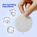 SilkyShark skincare 10 percent glycolic acid pads label details