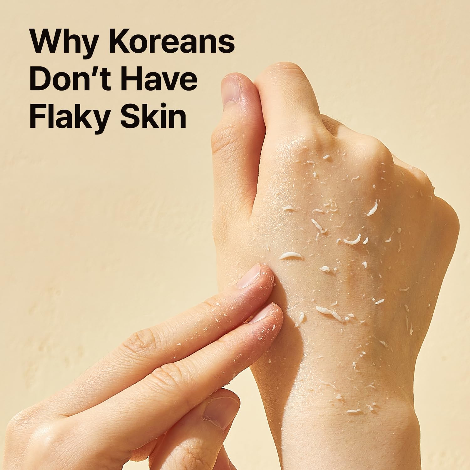 Authentic Manyo exfoliating gel tube showing product texture and active Korean skincare ingredients.