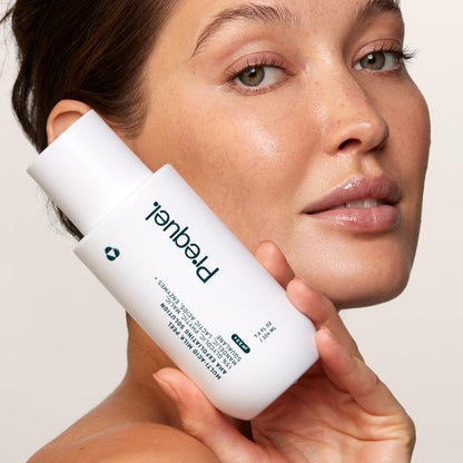 Authentic imported USA skincare product bottle by Prequel for dark spot correction